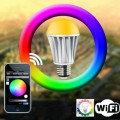 iOS Android App WiFi Phone Control RGBW Color Magic LED Smart light Lamp Bulb 7W